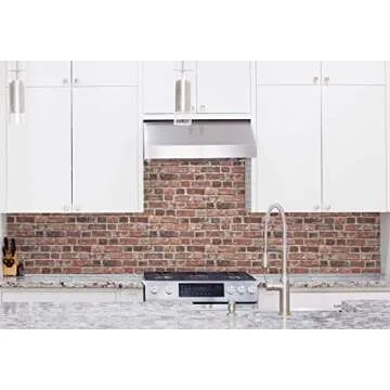 NextWall Brick Peel and Stick Wallpaper for Home Decor