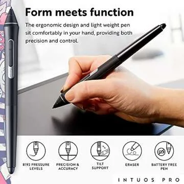 Wacom Intuos Pro Wireless Drawing Tablet for Artists