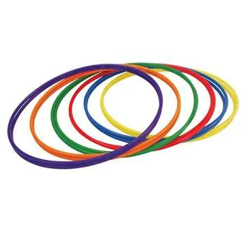 Champion Sports Plastic Hoops 30in 12pk 2 Each 6 Colors