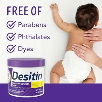 Desitin Maximum Strength Diaper Rash Cream for Babies 16oz