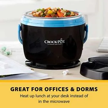 Crock-Pot Electric Lunch Box, Portable Food Warmer, 20-Ounce