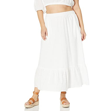 Stylish Anupa Cotton Tiered Midi Skirt for Women