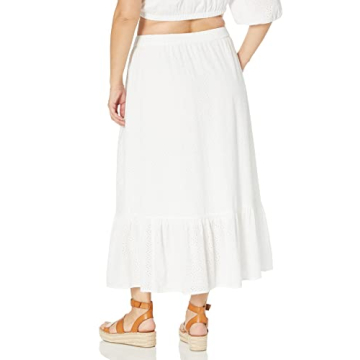 Stylish Anupa Cotton Tiered Midi Skirt for Women