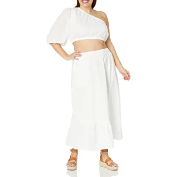 Stylish Anupa Cotton Tiered Midi Skirt for Women