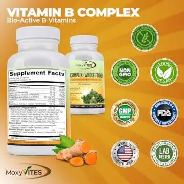 MoxyVites Vitamin B Complex for Energy & Stress Support