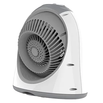Vornadobaby Breesi Nursery Air Circulator Fan for Baby and Kids Room with Child Lock, Hidden Cord Storage, Finger-Friendly Design, White