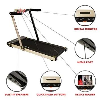 Asuna Folding Treadmill for Home Use – Sleek & Stylish