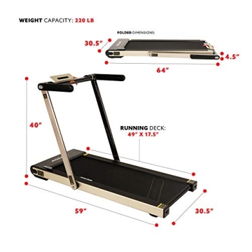 Asuna Folding Treadmill for Home Use – Sleek & Stylish