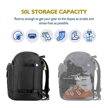 Unigear Ski Boot Bag 50L - Ultimate Gear Organizer