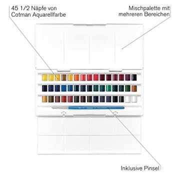 Winsor & Newton Cotman Watercolor Set for Vibrant Art