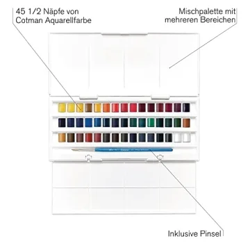 Winsor & Newton Cotman Watercolor Set for Vibrant Art