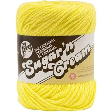 Lily Sugar n' Cream Solid Variety Assortment 6 Pack Bundle 100 Percent Cotton Medium 4 Worsted (Multicolor)