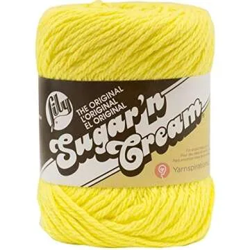 Lily Sugar n' Cream Solid Variety Assortment 6 Pack Bundle 100 Percent Cotton Medium 4 Worsted (Multicolor)