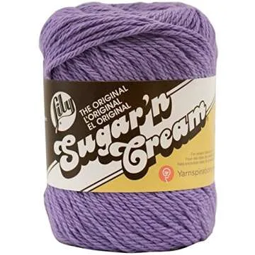 Lily Sugar n' Cream Solid Variety Assortment 6 Pack Bundle 100 Percent Cotton Medium 4 Worsted (Multicolor)