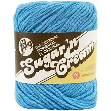 Lily Sugar n' Cream Solid Variety Assortment 6 Pack Bundle 100 Percent Cotton Medium 4 Worsted (Multicolor)