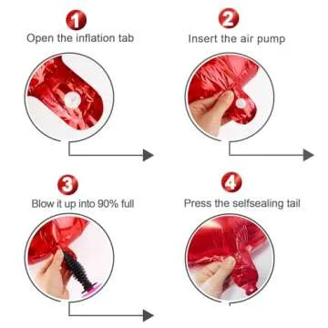 Red Number 3 Balloon 40 Inch, 3 Balloon Number, 3rd Birthday Decorations, Red Party Supplies for Boys Girls