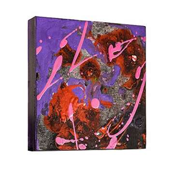 U.S. Art Supply 5" x 5" Unfinished Cradled Wood Panels for Painting, Gallery 1-1/2" Deep (4 Pack) - Artist Depth Wooden Wall Canvases - Mixed-Media Craft, Acrylic, Oil, Encaustic, Paint Pouring