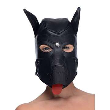 Strict Leather Puppy Hood with Bendable Ears