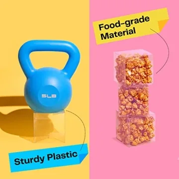 Decvel 3x3x3 Clear Favor Boxes for Parties and Weddings