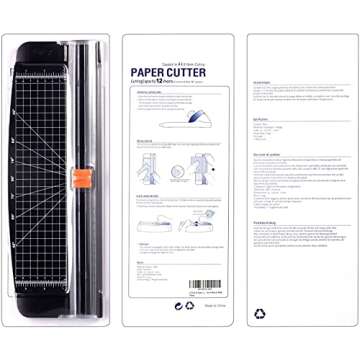 A4 Paper Cutter with Safety Guard for Precise Cuts and Crafts