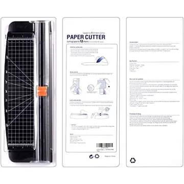 A4 Paper Cutter with Safety Guard for Precise Cuts and Crafts