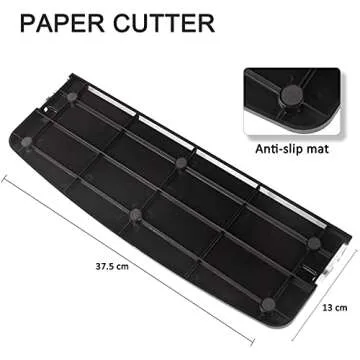 A4 Paper Cutter with Safety Guard for Precise Cuts and Crafts