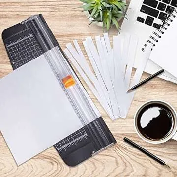 A4 Paper Cutter with Safety Guard for Precise Cuts and Crafts