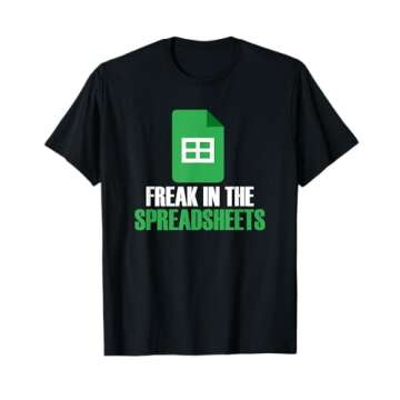 Freak In Spreadsheets Excel Accountant Accounting T-Shirt