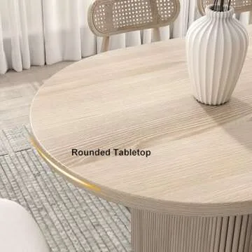 Homary Extendable Dining Table for 6 | Modern Design