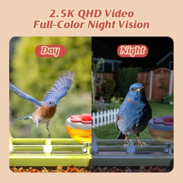 2K Smart Bird Feeder with Camera - Perfect Gift for Bird Lovers