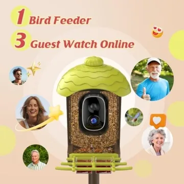 2K Smart Bird Feeder with Camera - Perfect Gift for Bird Lovers
