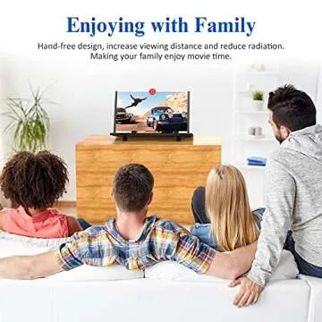 18" Phone Screen Magnifier for Movies and Gaming