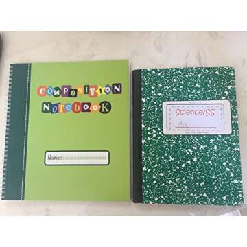 Channie's Youth Composition Notebook - Handwriting Practice, Improvement Journal for Kids, Older Learners, & Special Needs Students, Calligraphy Workbook with Special Writing Blocks, Green