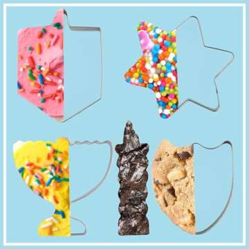 Stainless Steel Hanukkah Cookie Cutters Gift Set