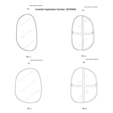 Asymmetrical Wall Mirror 27x35 for Stylish Home Decor