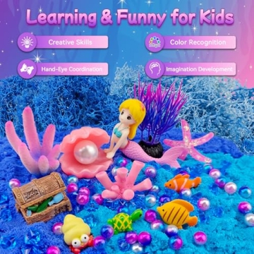 Mermaid Terrarium Kit for Kids – Creative DIY Night Light
