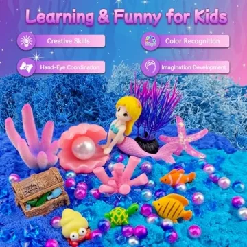 Mermaid Terrarium Kit for Kids – Creative DIY Night Light