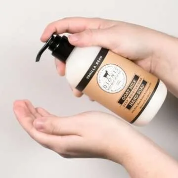 Dionis Goat Milk Skincare Deep Moisturizing Hand Soap Refill - Concentrated Hand Moisturizing Formula Blended With Shea Butter, Aloe Vera & Coconut Oil - Made In The USA - Vanilla Bean, 48 Oz Bottle