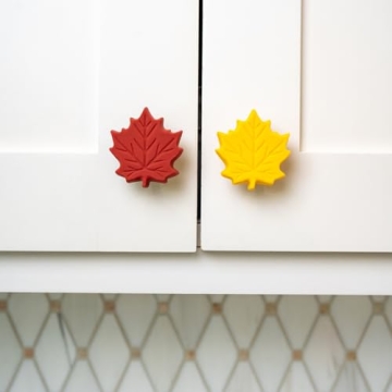 Knobēz Fall Leaf Decorative Knob Covers - 12pk - Easy Install