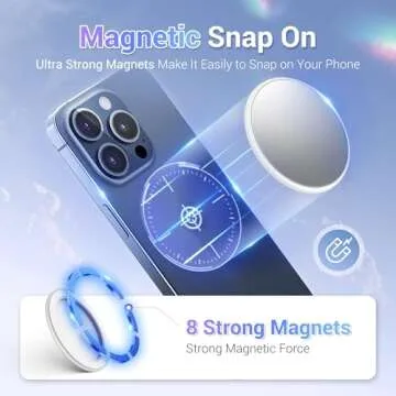Magnetic Selfie Mirror for iPhone 15 14 13 12 Pro