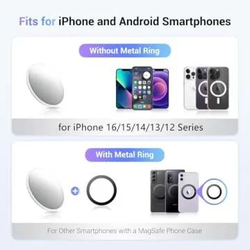 Magnetic Selfie Mirror for iPhone 15 14 13 12 Pro