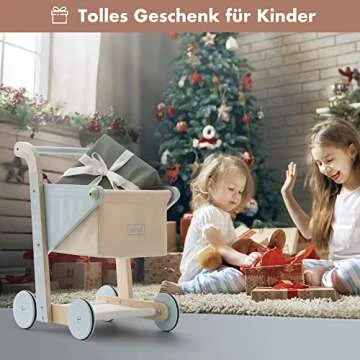 ROBUD Wooden Baby Walker - Durable & Engaging for Toddlers