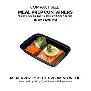 Freshware Meal Prep Food Storage Containers (150 ct)