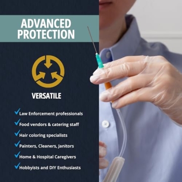 Buy MED PRIDE Strong Vinyl Examination Gloves - 100 Count