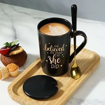 Inspirational Maustic Mug for Her, Gift-Ready & Elegant