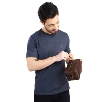 Personalized Leather Toiletry Bag For Men - Luxe Gift