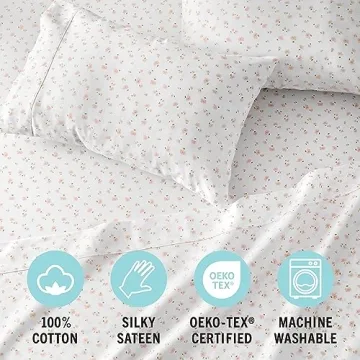 Luxurious Martha Stewart 100% Cotton Queen Sheet Set for All