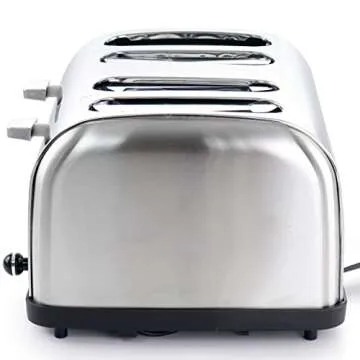 MegaChef 4 Slice Toaster with Variable Browning Control