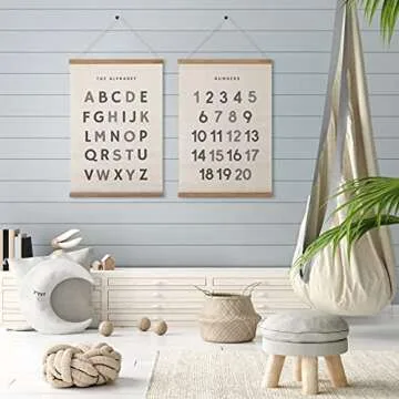 Bon et Beau Wall Art for Nursery | Educational Decor