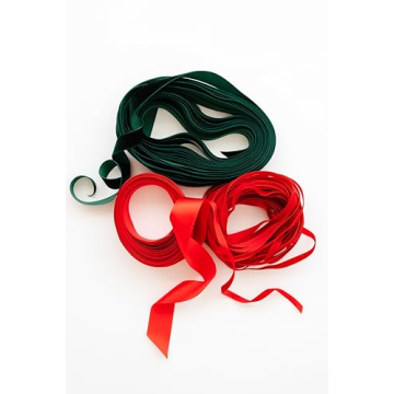 Merry Market Premium Christmas Ribbon Set | 60 Yards Chic Wrapping